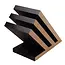 Yaxell Tsuchimon Messenset – 7-delig – Beukenhouten Magnetische Messenhouder met 6 Messen – 3 Lagen Damaststaal – VG10 Staal – Canvas-Micarta Heft