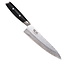 Yaxell Tsuchimon Messenset – 6-delig – Messenblok met 5 Messen – 3 Lagen Damaststaal – VG10 Staal – Canvas-Micarta Heft