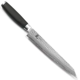 Yaxell Taishi Sashimi Fileermes 23 cm – VG-10 Staal – Hardheid 61 HRC – Tsuchime Afwerking – Gehamerd Lemmet – Zwart Pakka Beukenhout Handvat