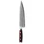 Yaxell Super Gou Koksmes 24 cm – 161 Lagen Damaststaal – SG2 Staal – 63 HRC – Canvas-Micarta Heft