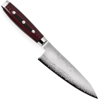 Yaxell Super Gou Koksmes 15 cm – 161 Lagen Damaststaal – SG2 Staal – 63 HRC – Canvas-Micarta Heft Yaxell Super Gou Koksmes 15 cm – 161 Lagen Damaststaal – SG2 Staal – 63 HRC – Canvas-Micarta Heft