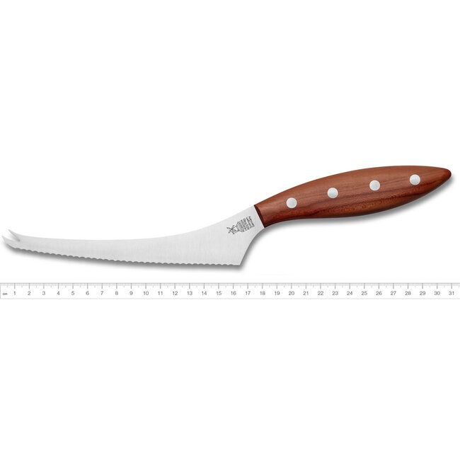 Robert Herder Kaasmes voor Zachte Kazen – Fromago Mola – RVS – Concave Golf – Lemmet 16,5 cm – Heft Pruimenhout