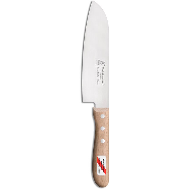 Robert Herder Santoku Koksmes – RVS – Lemmet 16,5 cm – Heft Beukenhout