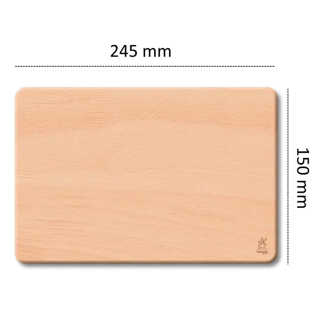 Robert Herder Beukenhouten Snijplank 24,5x15 cm – FSC-gecertificeerd – Duurzaam Keukengerei