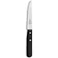 Robert Herder Steakmes – Buckels – RVS – Glad – Lemmet 11 cm – Heft POM Zwart