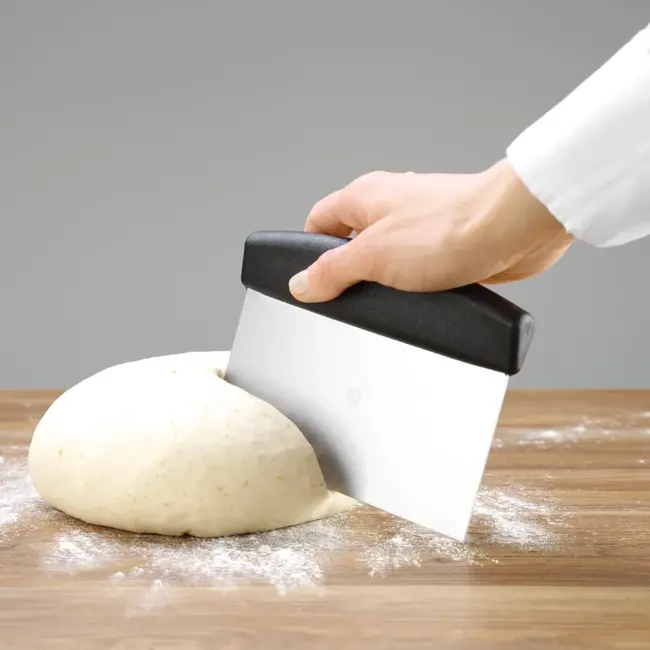 HENDI Ergonomische deegsteker – roestvrij staal – 150x110 mm – vaatwasmachinebestendig