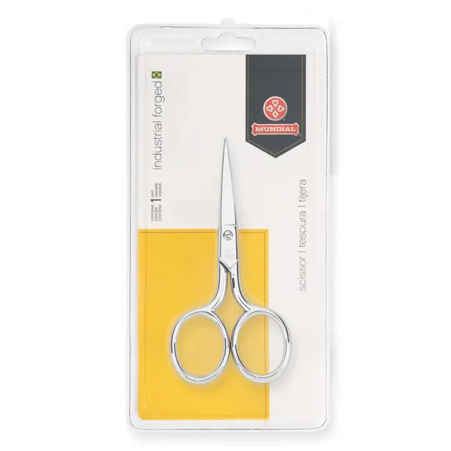 Mundial Gesmede Borduurschaar – 10 cm – RVS – Recht Model – 30 Jaar Garantie