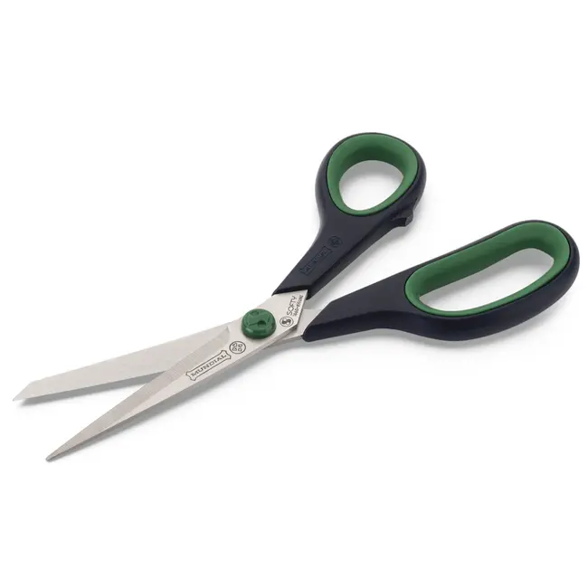 Mundial Huishoudschaar met Microvertanding – 22 cm – Groen/Blauw