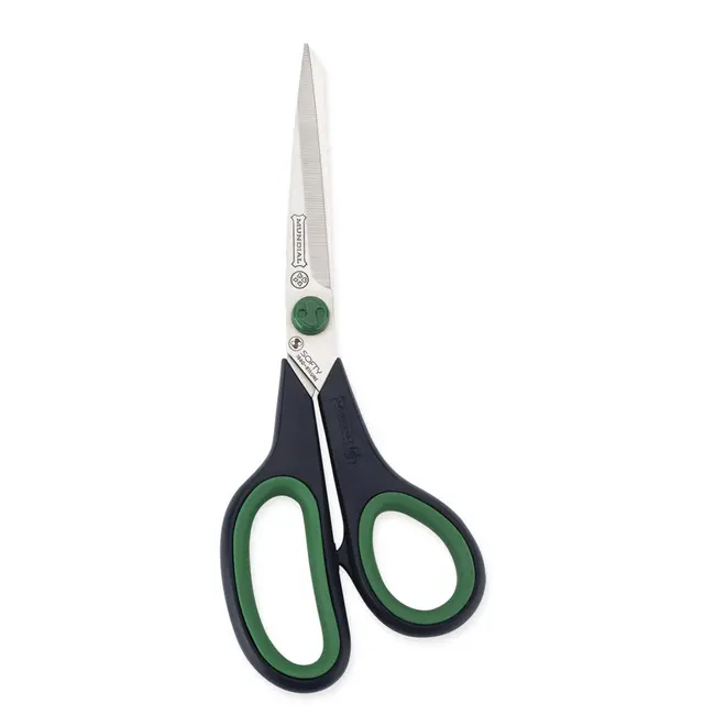 Mundial Huishoudschaar met Microvertanding – 22 cm – Groen/Blauw