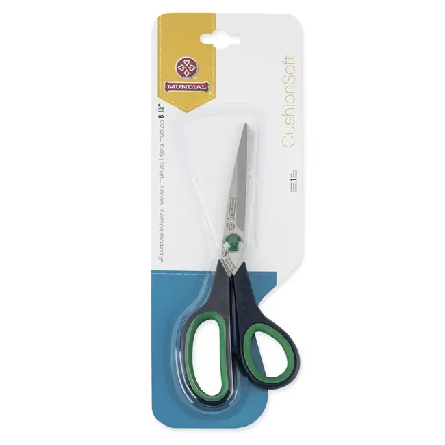 Mundial Huishoudschaar met Microvertanding – 22 cm – Groen/Blauw