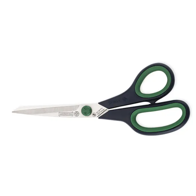 Mundial Huishoudschaar met Microvertanding – 22 cm – Groen/Blauw