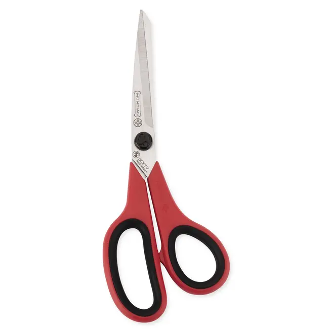 Mundial Huishoudschaar met Microvertanding – 22 cm – Rood/Zwart