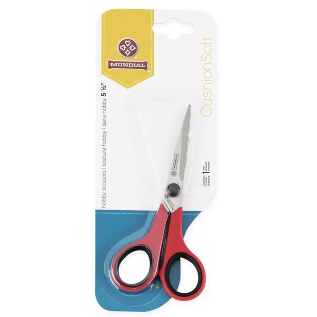 Mundial Professionele Naaisterschaar – 14,5 cm – Microvertanding – Soft Grip – Rood