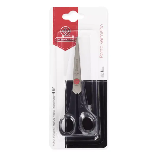 Mundial Naaisterschaar 14 cm – Kunststof Heft – Ideaal voor Draadjes en Stof