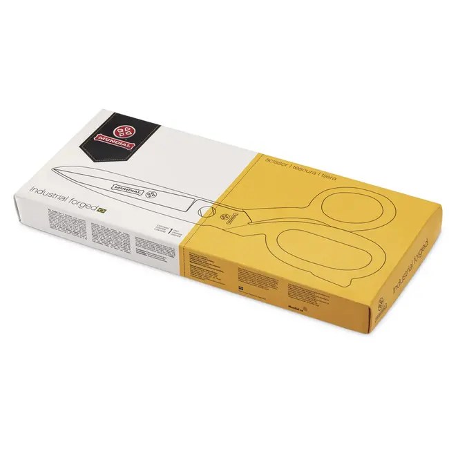 Mundial Professionele Kleermakersschaar 25 cm – Carbonstaal – Vernikkeld – Ergonomisch – 30 Jaar Garantie