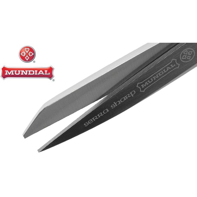 Mundial Kleermakersschaar – 25,4 cm – Ergonomisch – Microvertanding – Zwart