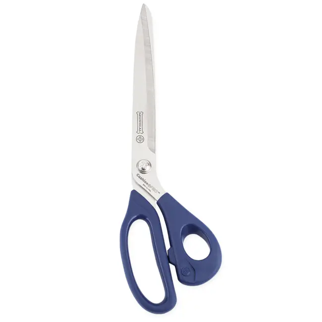 Mundial Universele schaar – 30 cm – ergonomisch soft-touch handvat – blauw – voor zware materialen