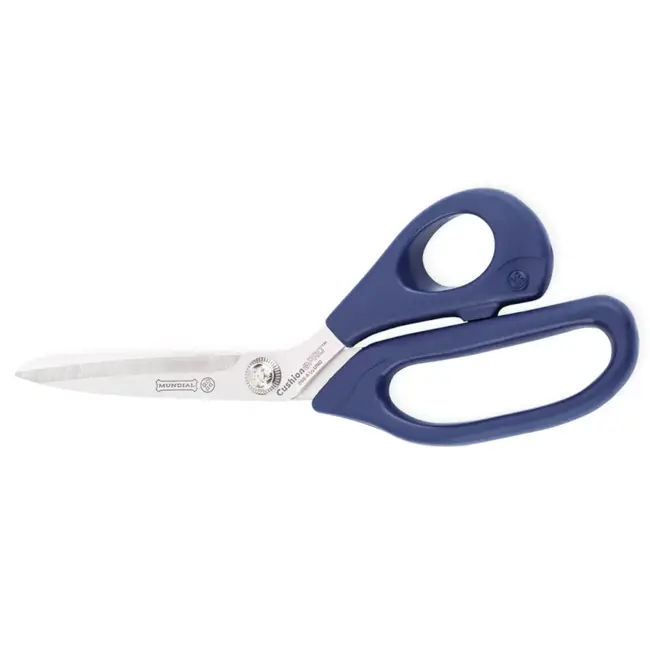 Mundial Universele schaar – ergonomisch soft-touch handvat – 20 cm – blauw