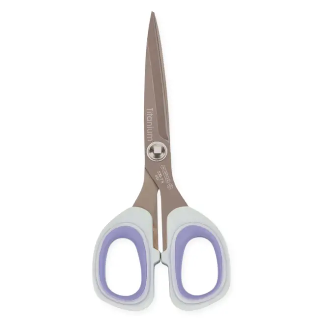 Mundial Multi-functionele schaar – titaniumcoating – ergonomisch handvat – 17,8 cm – grijs