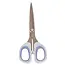Mundial Multi-functionele schaar – titaniumcoating – ergonomisch handvat – 17,8 cm – grijs