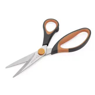Mundial Hobbyschaar – Soft Touch Handgreep – Roestvrijstalen Bladen – 16,5 cm – Oranje