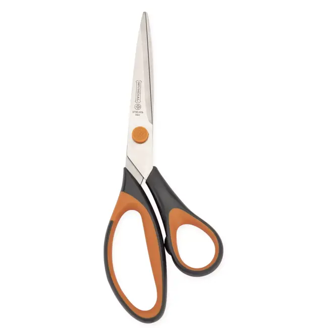 Mundial Versterkte naaischaar – ergonomisch – roestvrij staal – 24,1 cm – oranje