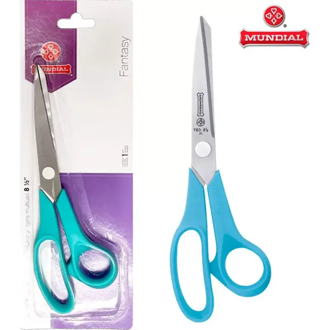 Mundial Hobbyschaar – Ergonomisch – Patchwork & Naaien – 21,5 cm – Kleurrijk Design