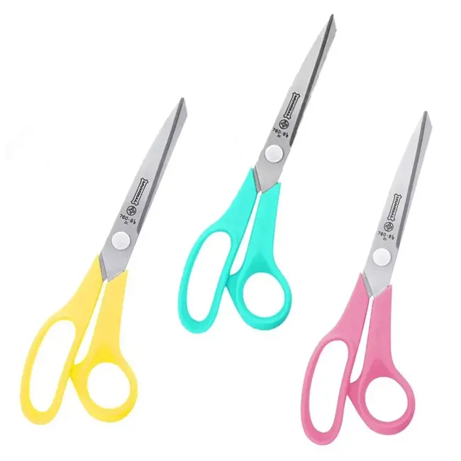 Mundial Professionele schaar – ergonomisch – leer, stof, karton – 24 cm