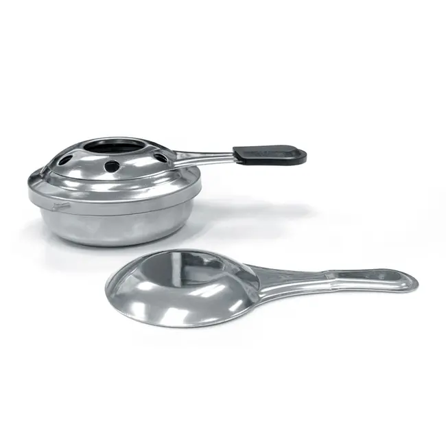 HENDI Fonduebranders – set van 2 – roestvrij staal – Ø92x(H)40mm