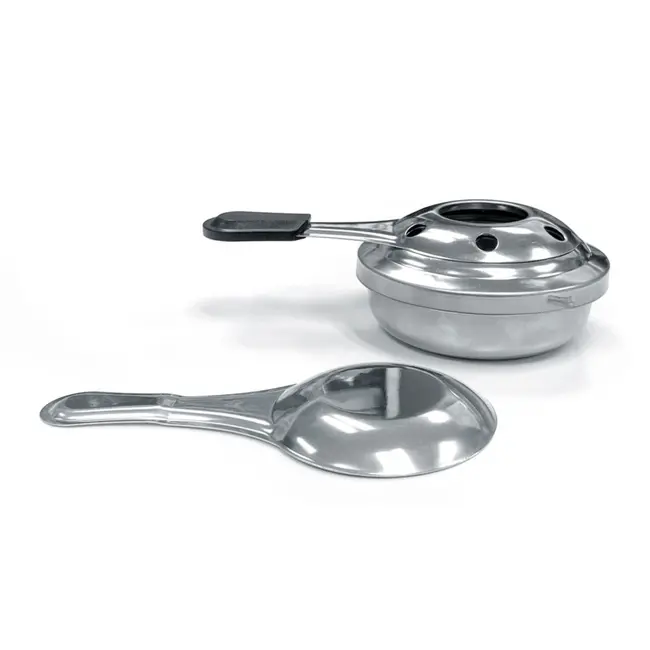 HENDI Fonduebranders – set van 2 – roestvrij staal – Ø92x(H)40mm