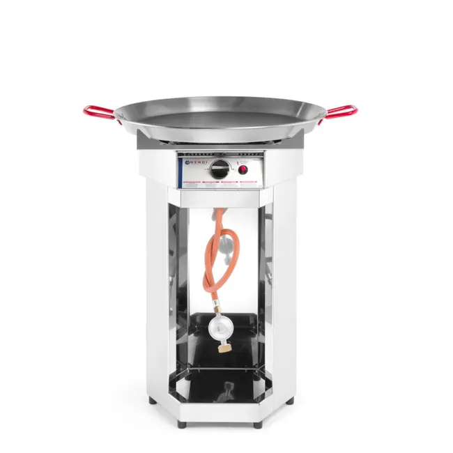 HENDI Paella barbecue – roestvrij staal – 4,8 kW – ø600 mm – demontabele brander