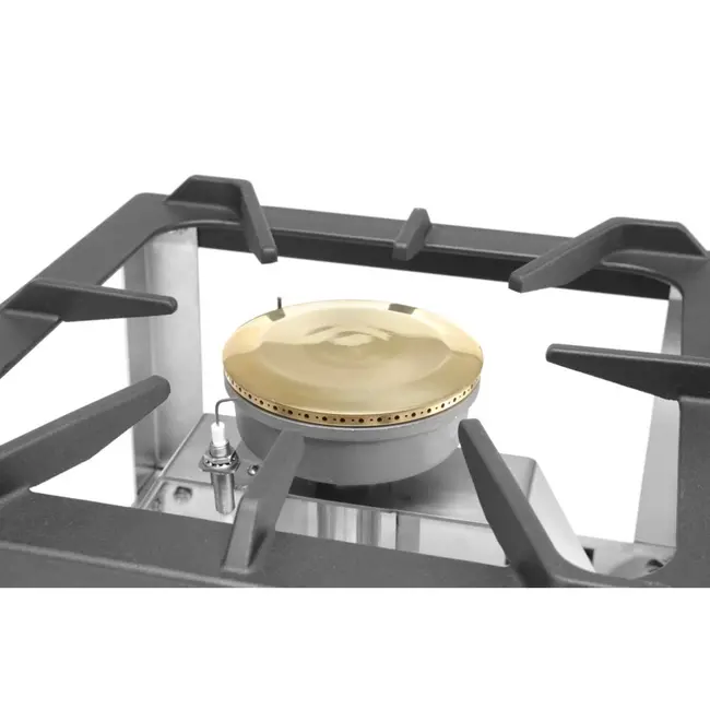 HENDI Kookplaat – roestvast staal – 6kW – 400x440x390 mm – gasgestookt