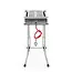 HENDI Krachtige roestvrijstalen barbecue – 7,5kW – inklapbaar en verrijdbaar – 1120x410x900 mm