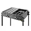 HENDI Roast-Master Pro gasgrill – dubbele branders – zwart – 11,6kW – 790x560x900 mm