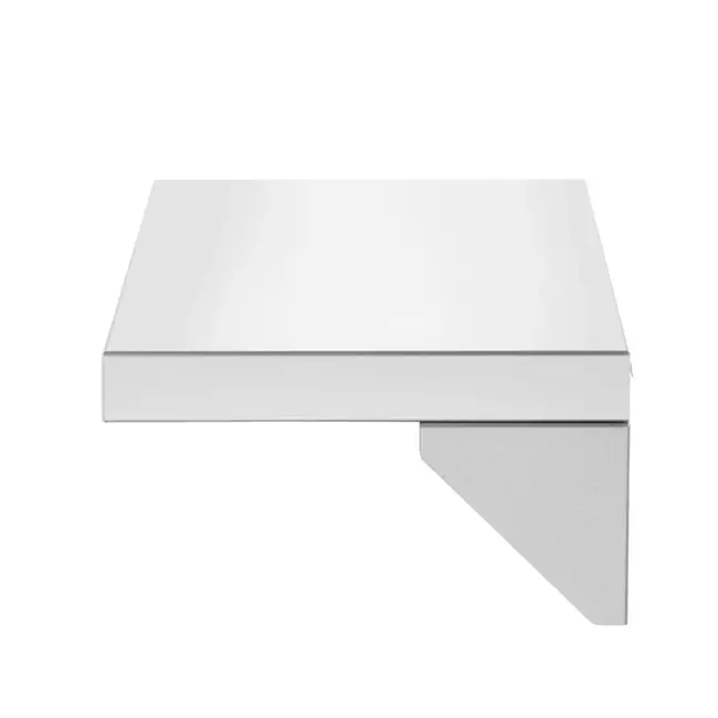 HENDI Zijblad voor barbecue – roestvrij staal – 480x298x160 mm