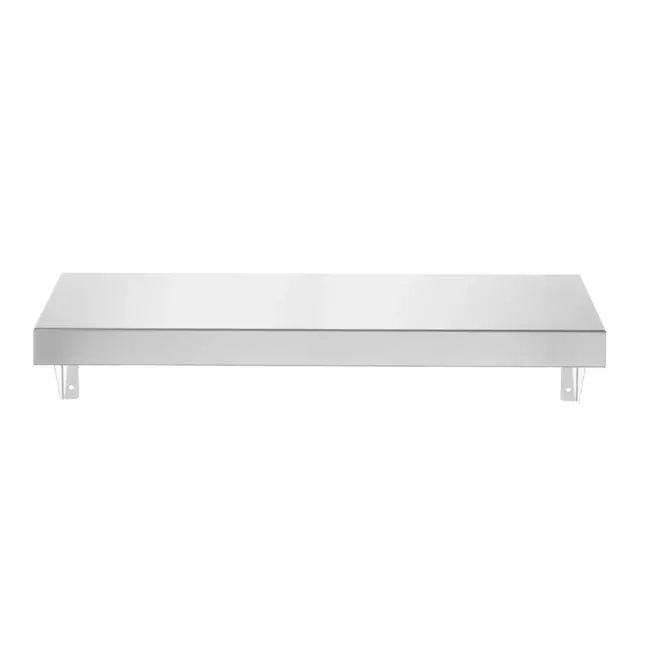 HENDI Achterblad voor Green Fire barbecues – roestvast staal – 650x298x160 mm