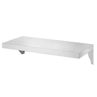 HENDI Achterblad voor Green Fire barbecues – roestvast staal – 650x298x160 mm