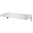HENDI Achterblad voor Green Fire barbecues – roestvast staal – 650x298x160 mm