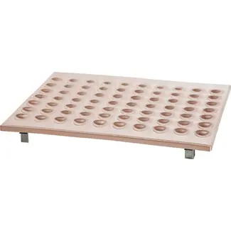 HENDI Poffertjesplaat – Geschikt voor Green Fire Profi Line barbecues – GN 2/1