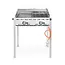 HENDI Windbestendige barbecue – 2 branders – roestvast staal – 11,6kW – 740x612x825 mm