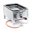 Hendi Compacte gasbarbecue - 5,8 kW - roestvast staal - 340x540x300 mm