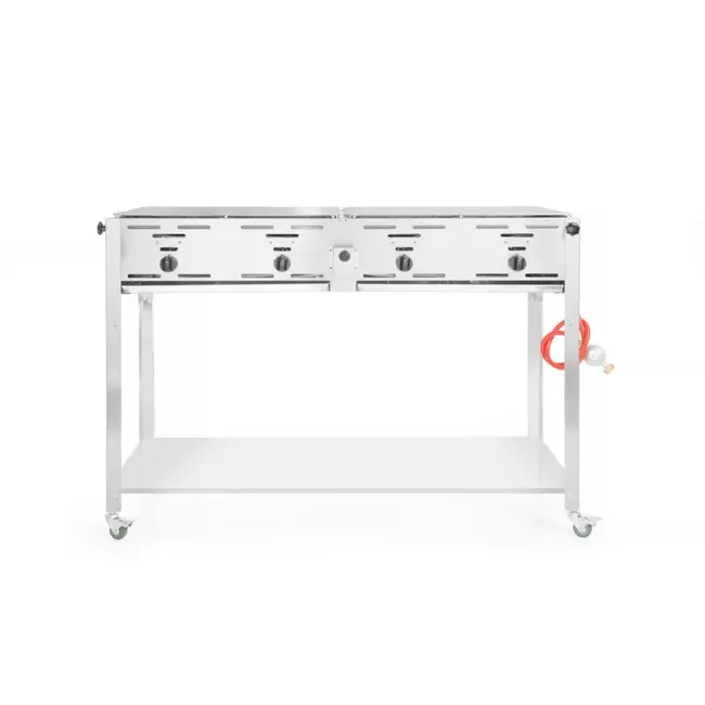 HENDI Grill-Master Quattro – 4 branders – roestvast staal – 1330x600x920 mm