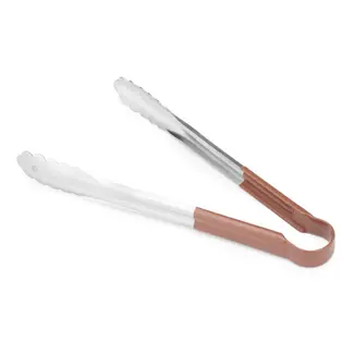 HENDI Serveertang – HACCP Norm – 300 mm – Bruin – Roestvrij staal