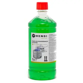HENDI Brandpasta voor chafing dish – ethanolgel – 1 liter – transparant