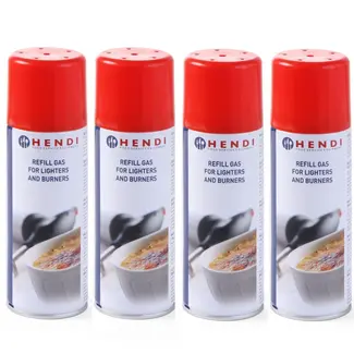 HENDI Gasbus – Set van 4 – Inclusief diverse vulnippels