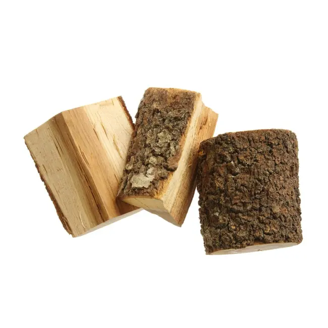 Hendi Grote brokken amandelhout - 3 kg - Uniek rokerig aroma - Voor pizzaovens en barbecues