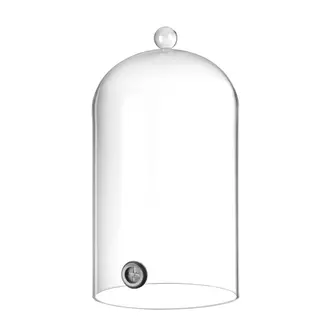 Hendi Glazen stolp met ventilatieopening - Borosilicaatglas - Ø150x(H)280 mm