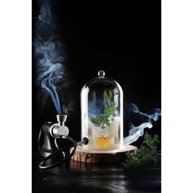 HENDI Glazen stolp met ventilatieopening – Borosilicaatglas – Ø150x(H)280 mm