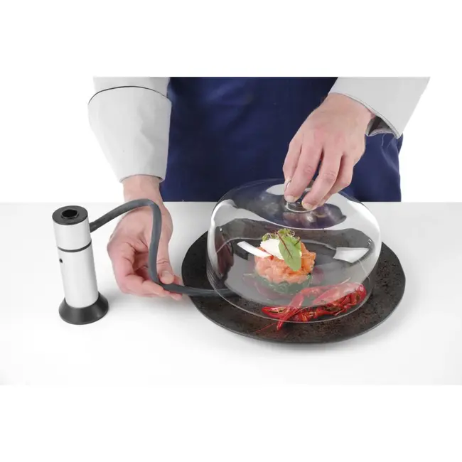 HENDI Glazen stolp – ideaal voor rookpresentaties – Ø 275x140 mm