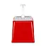 HENDI Sausdispenser met pomp – 2,5L – BPA-vrij – Rood – 230x210x327 mm